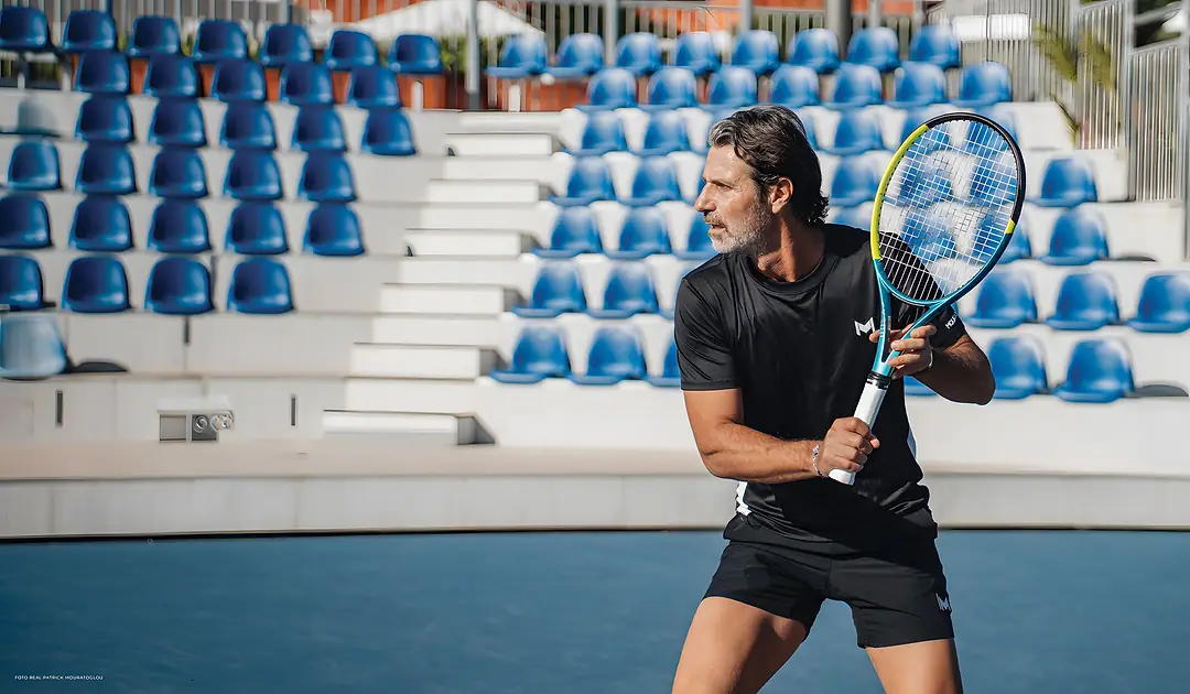 Patrick Mouratoglou em quadra